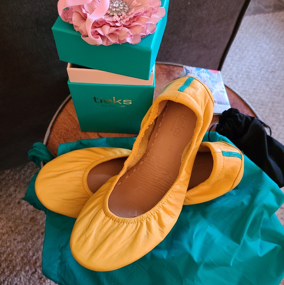 💛 New Mustard Yellow Tieks 💛